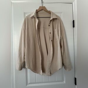 Amazon Women's Beige Shirt Jacket